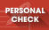 Personal Check